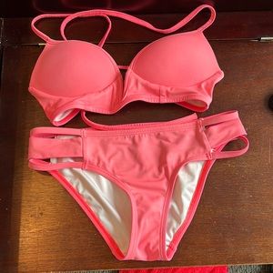 Victoria’s Secret (PINK) pink bikini set size XS